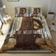 thumbnail image 1 of Donde Viven los Monstruos Conjunto de sábanas temático, trío de piezas, cómodo y amigable con la piel, diseño único, regalo de decoración para el hogar para familiares, amigos y fans,135cm *200cm, 1 of 6