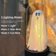 thumbnail image 2 of Lindo Fantasma Iluminado Mesa en Cúpula Transparente para Interiores Campana Halloween Mini Luminoso Un Frasco Fiesta Mantel Del, 2 of 9