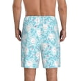 thumbnail image 3 of Kdxio Cute Rabbit Print Mens Sleep Shorts Bottoms Soft Comfy Pajama Wear Pants with Drawstring Pockets, 3 of 7