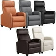 thumbnail image 7 of 26.5 x 33.5 x 39.2 in (WxDxH) Recliner Chair Single Mid-Century Reclining Sofa Home Theater Seating Club Chair,PU Leather Fabric Boucle Corduroy Material,Multi color, 7 of 7