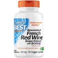 Doctor's Best French Red Wine Grape Extract, NonGMO, Vegan, Gluten