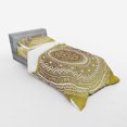 thumbnail image 3 of Mandala Duvet Cover Set, Ombre Mandala Flower Pattern Queen Inspired Prints Hippie Design, Bedding Set with Shams and Fitted Sheet, 3 Sizes, by Ambesonne, 3 of 3