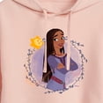 thumbnail image 3 of Disney Wish - Asha And Star - Juniors Cropped Pullover Hoodie, 3 of 5