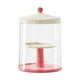 thumbnail image 1 of Vitrina transparente para figuras, expositor de muñecas, vitrina, organizador giratorio de 360 ​​grados rosa, 1 of 9