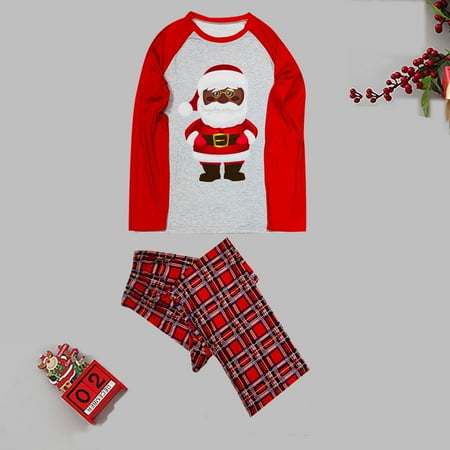 

Tawop Smarty Pants Vitamins Kids Christmas Women Mom Plaid Print Blouse Tops+Pants Family Clothes Pajamas Grunge Pants Briggs Pants For Women