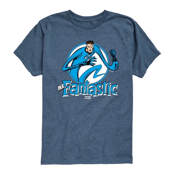 Fantastic Four - Mr Fantastic Circle - Youth Boys Short Sleeve Graphic T-Shirt