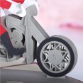 thumbnail image 1 of Santa Claus Motorcycle Three-dimensional Greeting Card Unique Christmas Present Creative 3D Christmas Day Card with Pretty Shape for Birthday Wedding Christmas, 1 of 9