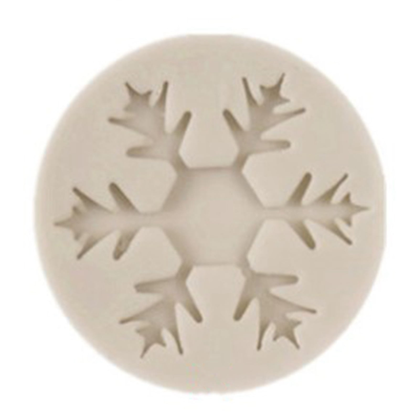 3D Snowflake Silicone Mold Christmas Party Decorations Fondant Cake Baking Tools
