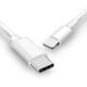 thumbnail image 2 of Cable iBox Lightning A Tipo-C, 2m, 27W, Mfi, Tpe, Blanco, 2 of 5