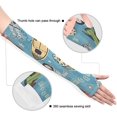 thumbnail image 3 of Space Rockets Arm Sleeves UV Sun Protection Cooling Sleeves Sun Sleeves Unisex Ice Silk Arm Sleeve with Thumb Hole for Running Cycling Driving Outdoor Sports, 3 of 7