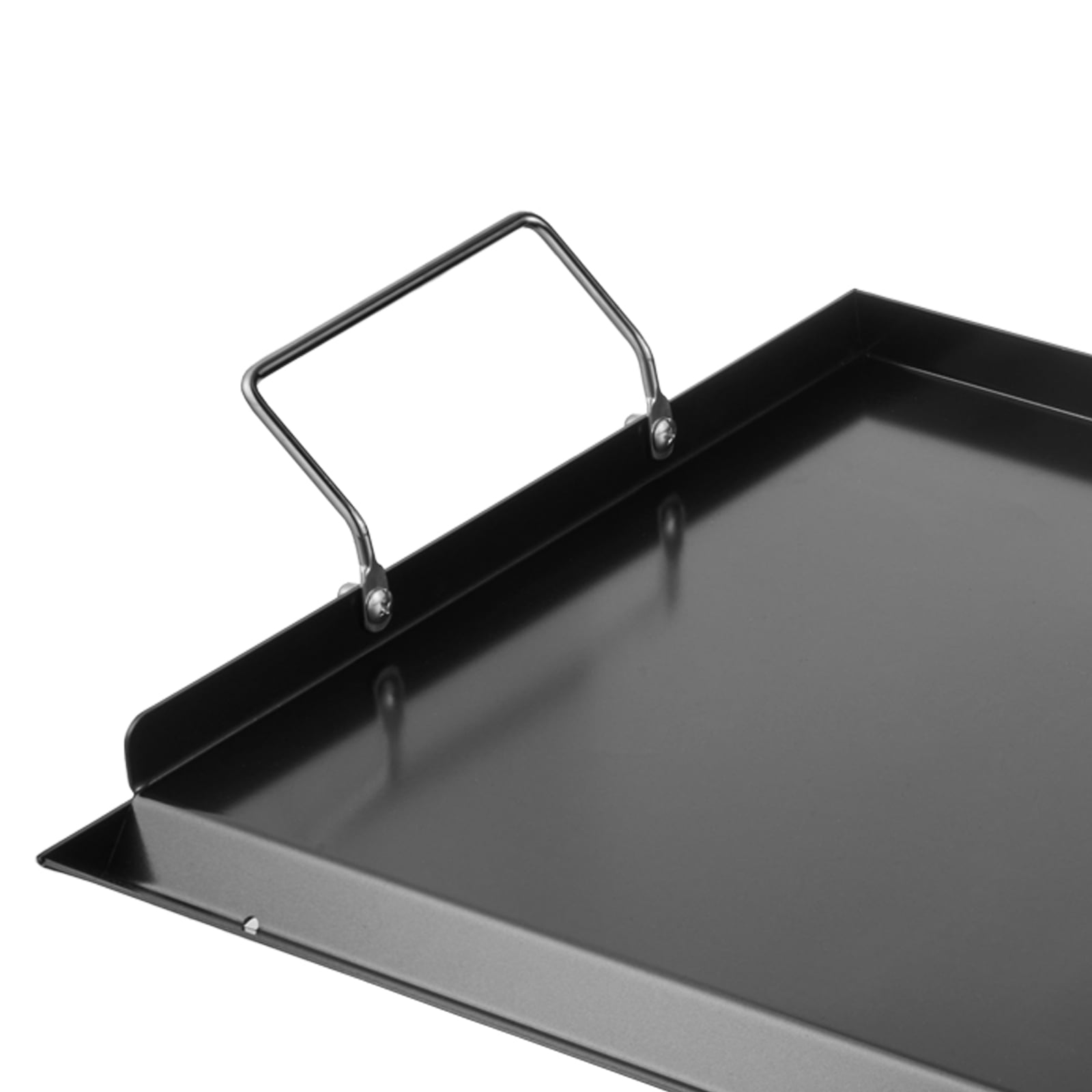 Olurrisa 24x16 in Flat Top Griddle Carbon Steel Universal BBQ Grill Pan Cookware