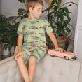 thumbnail image 4 of Balery Twig Sloth Conjunto de Pijama Infantil de Manga Corta con Estampado – Ropa de Dormir de Algodón Suave-Small, 4 of 6