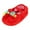 Red, variant on Otqutp Baby Soft Bottom Shoes First Walking Shoes Fashion Soft Sole Toddler Shoes Pearl Dress Shoes Flower Princess Shoes