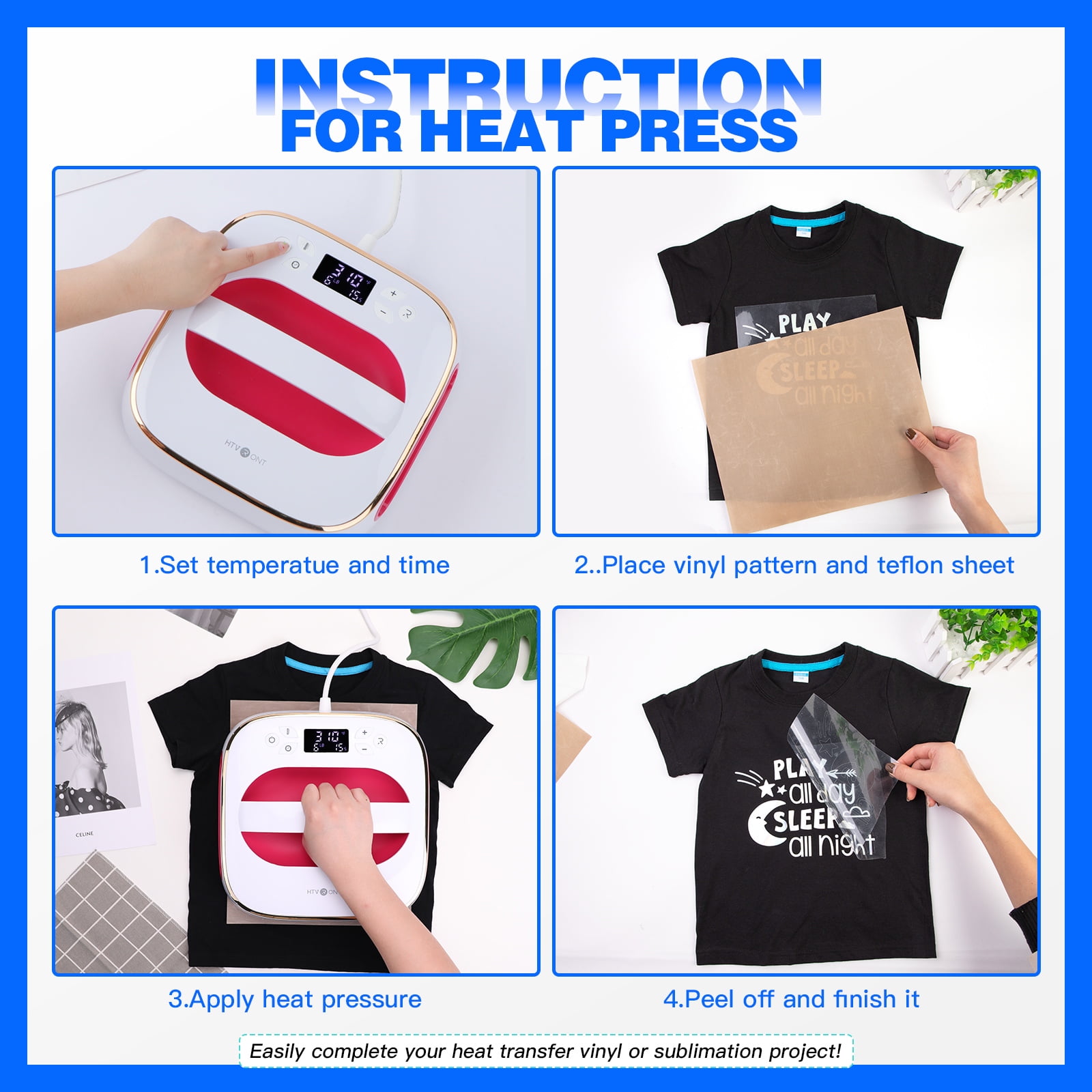 67-teiliges Sublimations-Set Für T-Shirt-Bedruckung – Inkl. Lineal, Teflonfolie, Matten & Zubehör Für Cricut & Hitzepress
