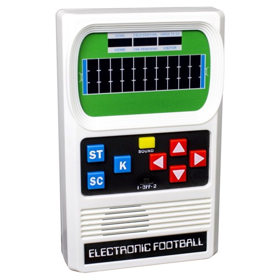 Juego electrónico de fútbol portátil, básico, divertido, clásico, retro