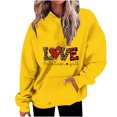 thumbnail image 1 of Birdeem Mode Décontractée pour Femmes Impression de la Saint-Valentin Hauts à Manches Longues Sweat à Capuche, 1 of 1