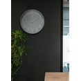 thumbnail image 2 of Infinity Instruments Stencil Plastic 14" Indoor Wall Clock with Arabic Numbers on Clocks Face, Silent Movement, Light Grey, 2 of 7
