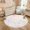 Color 4, variant on Washable Non Slip 4ft Round Rug, Seamless Pastel Floral Daisies Tulips Lavender Light Blue Circle Area Rugs with Tassels Carpet for Nursery Bedroom Living Room Playroom Tent Rug