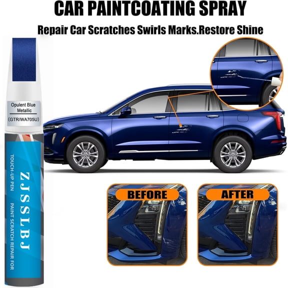 Car Touch Up Paint(Space White Metallic(A3)) for Ford, Car Paint Scratch Repair Kit, Quick & Easy Solution to Repair, 2 in 1 Scratch Remover Pen