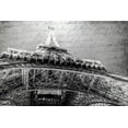 thumbnail image 2 of Kimberly, Allen 24x17 Black Ornate Wood Framed with Double Matting Museum Art Print Titled - Paris Black and White, 2 of 4
