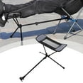 thumbnail image 4 of Portable Collapsible Footstool For Camping Beach Chair Folding Out Grey, 4 of 8