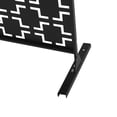 thumbnail image 5 of Miumaeov Metal Privacy Screen Outdoor Decorative Privacy Screen with Stand Freestanding Privacy Screen for Patio, Garden, Balcony, Porch Featuring Precise Laser Cut (Type 4), 5 of 13