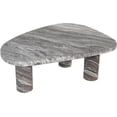 thumbnail image 5 of Meridian Furniture Messina Brown Genuine Marble Coffee Table, 5 of 7
