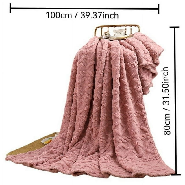SDNall Soft Throw Blanket, Super Soft Blanket, Super Soft Fleece Blanket, 80X100cm Warm Throw Rug for Sofa Bedding, Fleece Throw Blankets