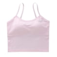 thumbnail image 4 of XEGLSBU 4 Pack Girls Training Bras Soft Longline Seamless Camisole Tank for Tweens to Teenager Undergarments Size10-14 Years, 4 of 7
