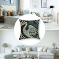 thumbnail image 5 of nygtbtfer Throw Pillow Covers Raven Pattern Amulet Bird Design Home Decor Pillow Pillowcase White, 5 of 7