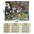 thumbnail image 5 of Nightmare Before Christmas Blanket Stuff Jack And Sally Blankets Bedding Jack Skellington Gifts for Girls Boys Kids Women Adults Birthday Decorations, 5 of 12