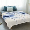 thumbnail image 4 of Watercolor Dandelion Blanket Soft Cozy Warm Throw Blanket for Couch, Plush Fuzzy Flannel Fleece Blankets for Sofa, Spring Blue Flowers Simple Country Bed Blankets Lightweight Gifts for Women, 30"x40", 4 of 9