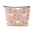 thumbnail image 5 of Dtchengua Pink Halloween Gifts for Women Halloween Bag Spooky Gothic Gifts for Women Ghost Purse Trick or Treat Party Favors Goth Makeup Bag Cosmetic Pouch Reusable Bags Basket, 5 of 7