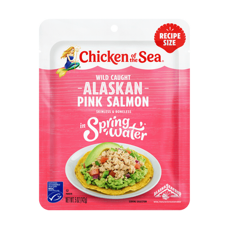 Chicken of the Sea Wild Caught Alaskan Pink Salmon in Spring Water Packet 5 oz