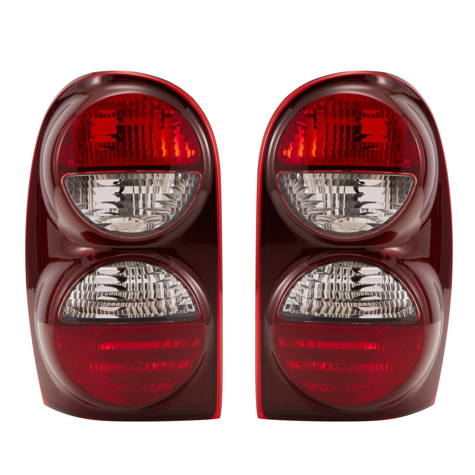 20052007 Jeep Liberty Rear Tail Lights Set Driver Left Passenger Right