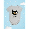 thumbnail image 3 of Cute Spooky Bat Kitten Bodysuit Infant -Image by Shutterstock,  Newborn, 3 of 4