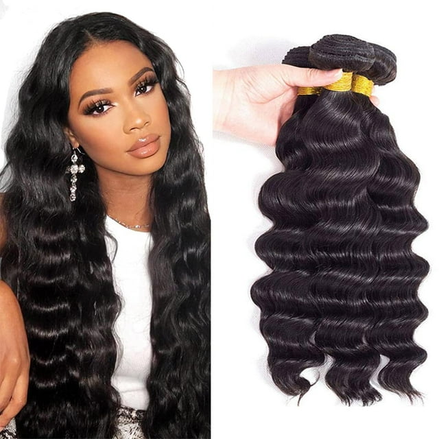Royal Impression 12A paquetes de onda suelta cabello humano 20 "" 20 "" 20" 300G 100% sin procesar cabello virgen brasileño suelto onda profunda paquetes de tejido de cabello humano color natural