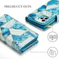 thumbnail image 4 of SuperShield Compatible avec iPhone 14 Plus Étui Portefeuille, Étui à Rabat en Cuir PU à Motif Marbre avec 3 Fentes pour Cartes et Support pour Fille Femme, Étui de Protection Antichoc pour iPhone 14 Plus 6,7 Pouces, 4 of 5
