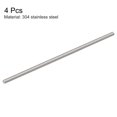 thumbnail image 2 of Unique Bargains M5 x 150mm 304 Stainless Steel Fully Threaded Rod Right Hand Threads 4 Pack, 2 of 4
