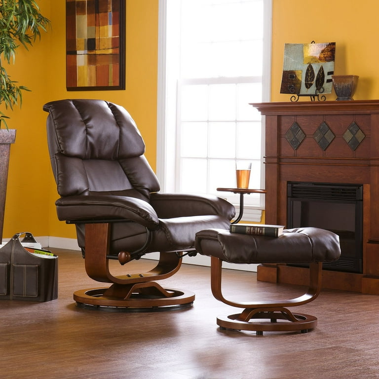 Southern Enterprises Congressional Bonded Leather Recliner And