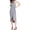Medium Heather Grey, variant on Now This Womens Side Tie Knit Midi Dress Clay S