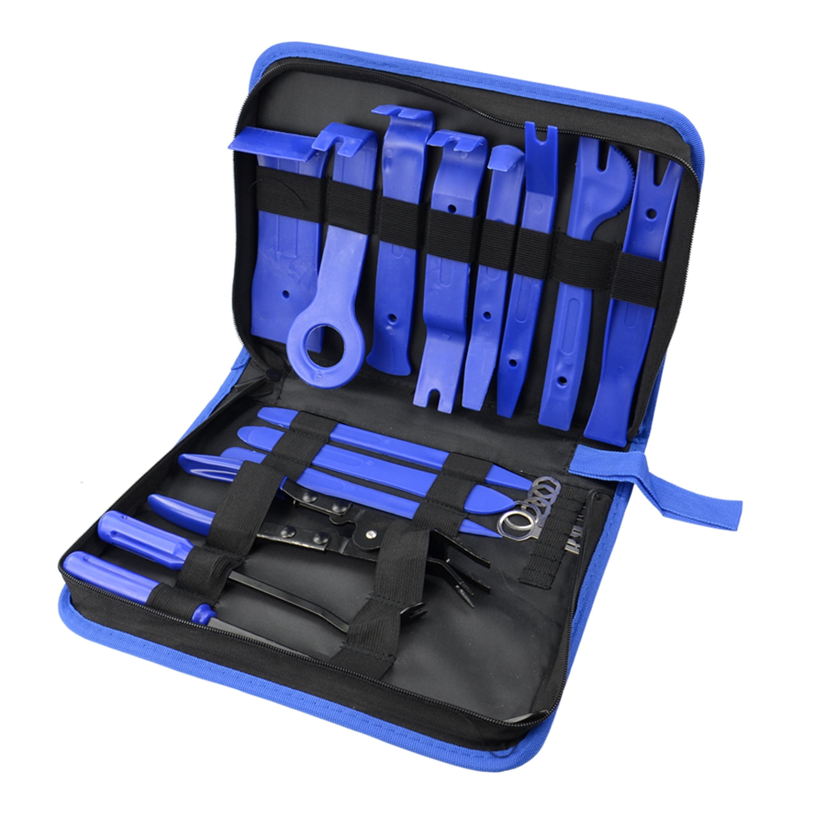 19Pcs/Set Auto Trim Removal Tool Multi-purpose Non-slip Plastic Car Door Panel Dash Audio Radio Disassembly Tool Kits for Dashboard Installation