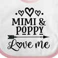 thumbnail image 4 of Inktastic Mimi and Poppy Love Me Boys or Girls Baby Bib, 4 of 4