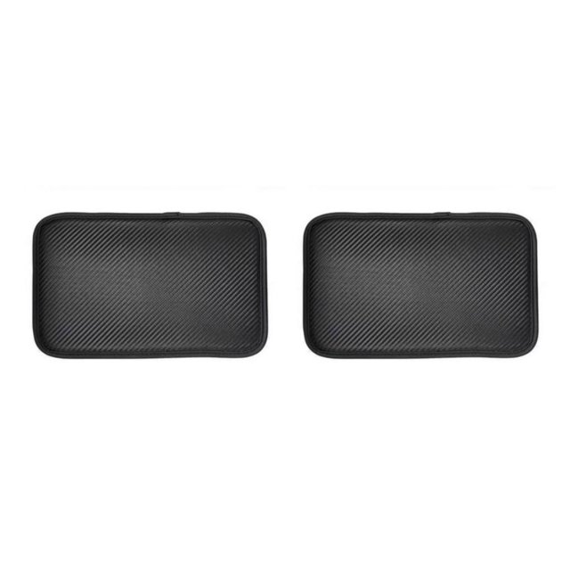 Sidaley Car Leather Car Armrest Center Waterproof Pad Pillow Auto Accessory Console Box Universal Hand Interior Cover Protection Mat 2piezas