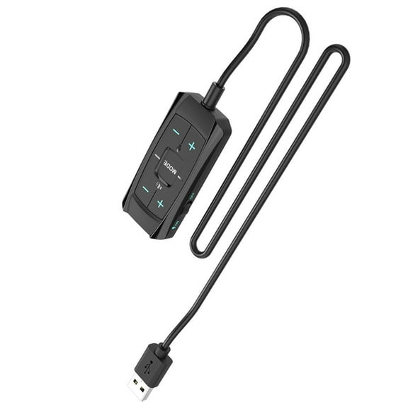 External USB to 3.5mm Auditory Adapter with Sound Control for PC Gamers