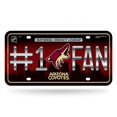 thumbnail image 1 of Arizona Coyotes #1 Fan Metal License Plate, 1 of 1