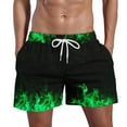 thumbnail image 2 of Abomasnow Men's Swim Trunks 5 Inch Quick Dry Board Shorts Casual Drawstring Water Sports Swimwear Bathing Suits with Pockets on Sale Clearance 2025, 2 of 5
