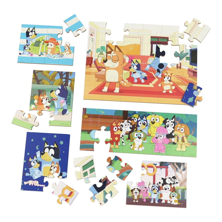 Spin Master Bluey 6-Pack Wood Puzzles Collection photo 3