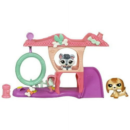Littlest Pet Shop Mini Playset Dog Playhouse with Accessories, for Ages 3 & Up
