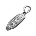 thumbnail image 4 of Rhodium Plated 925 Sterling Silver Lucky 8 Talisman Charm, 4 of 5